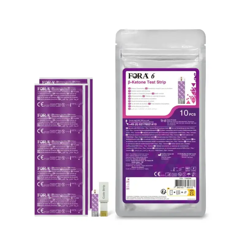 Beta-ketonové testovací proužky FORA 6