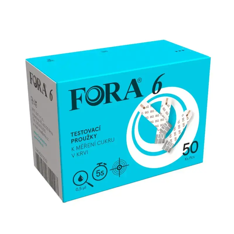 Testovací proužky FORA 6